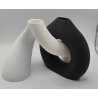 Esthétique Space Age & Minimaliste : Ses courbes organiques et fluides apportent une touche architecturale et futuriste à votre