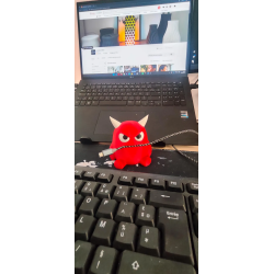 Marre des câbles qui glissent derrière le bureau et des cartes mémoire qui se perdent sous le clavier ? Adoptez un Desktop Monst