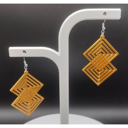 Donnez une touche avant-gardiste à votre style avec nos boucles d'oreilles Matrix. Inspiré des lignes épurées de l'Art Déco et d