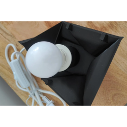 Lampe Cube Voronoi en Impression 3D | Lampe à Poser Design Géométrique, Veilleuse Ambiance Moderne, Luminaire Original pour Salo