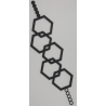 Inspiré par les structures les plus parfaites de la nature, le bracelet HEX redéfinit l'accessoire moderne. Composé d'une série