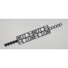 Découvrez l'élégance architecturale à votre poignet avec ce bracelet manchette exclusif en TPU flexible.