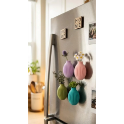 Apportez une touche de nature et de couleur à votre frigo ! Transformez vos surfaces métalliques en un véritable petit jardin ve