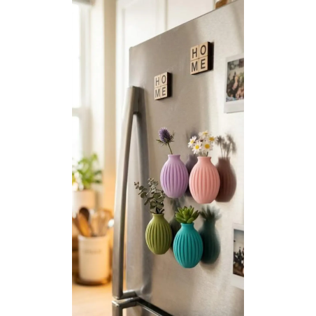 Apportez une touche de nature et de couleur à votre frigo ! Transformez vos surfaces métalliques en un véritable petit jardin ve