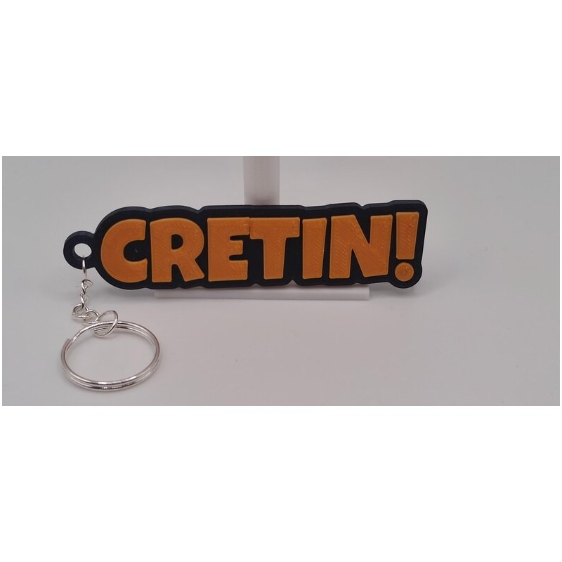 Porte-clés personnalisé imprimé en 3D – couleurs au choix 🔑