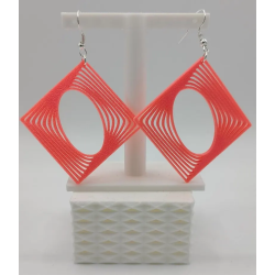 Ajoutez une touche d'audace et de modernité à votre style avec ces boucles d'oreilles pendantes géométriques uniques !