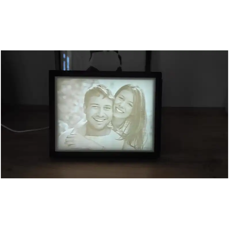 Cadre Photo Lithophanie 3D Personnalisée – Vos Souvenirs en Lumière