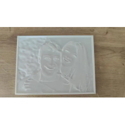Cadre Photo Lithophanie 3D Personnalisée – Vos Souvenirs en Lumière