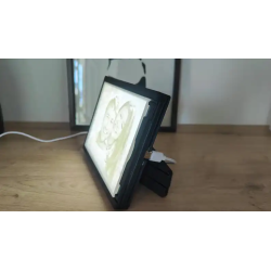 Cadre Photo Lithophanie 3D Personnalisée – Vos Souvenirs en Lumière