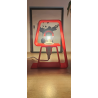 Lampe à Poser Design Pop Orange – Luminaire d'Ambiance Retro Vintage & Moderne – Lampe de Chevet Originale en Impression 3D