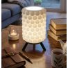 Lampe Photophore Design en Impression 3D – Ambiance Tamisée & Géométrique