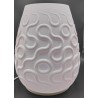 Lampe à Poser LED RGBW Imprimée 3D, Design Organique, Luminaire d'Ambiance Moderne pour Salon et Chambre